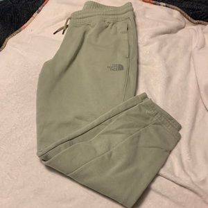 The North Face Green Joggers/Sweatpants | Size Large